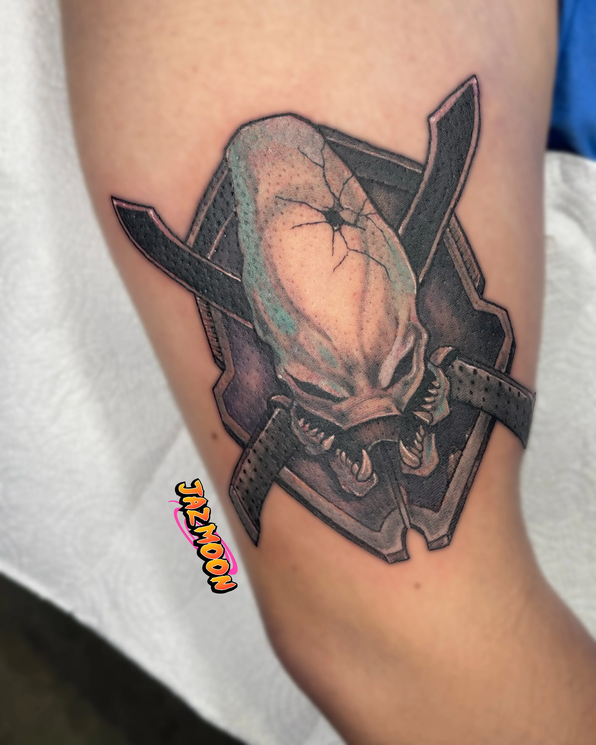 Vibrant full color tattoo artwork